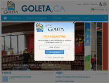 Tablet Screenshot of cityofgoleta.org